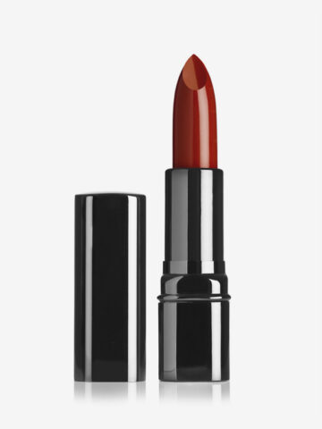 Bold red lipstick